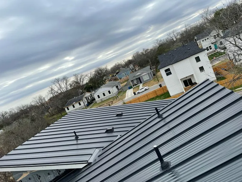 Standing seam metal roof panels with vents for Skylight Repair in Radcliff